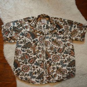 Funky Paisley Button Up Shirt